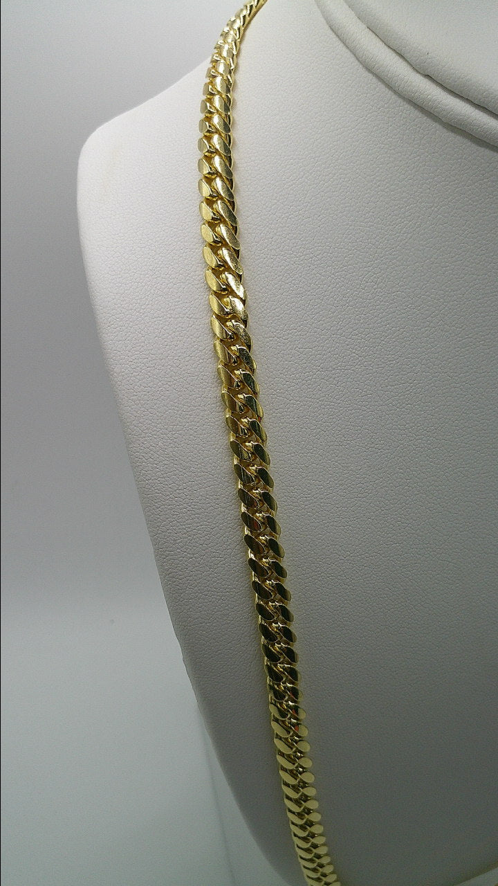 14k solid gold Miami Cuban link chain | 24 inches