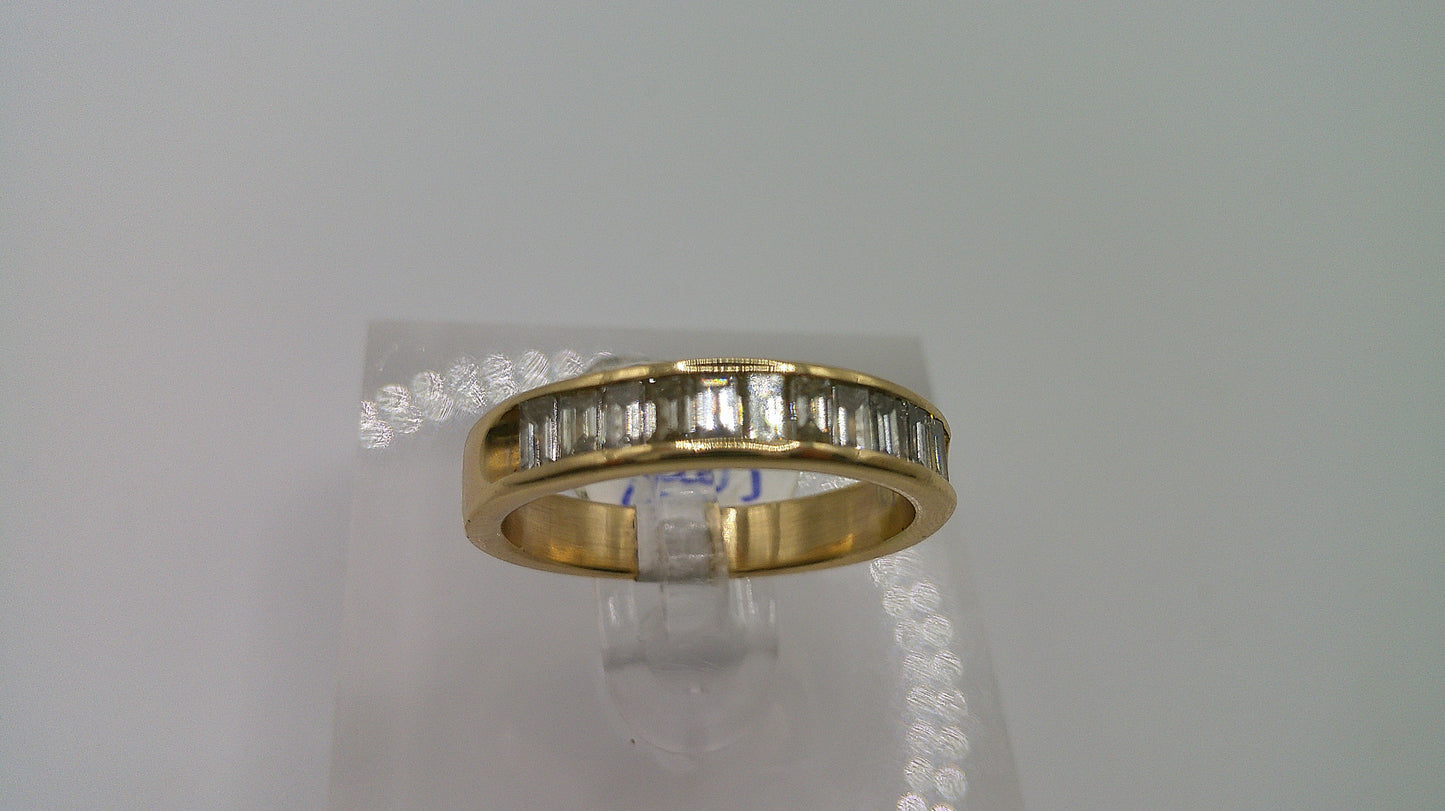 14k gold diamond ring | yellow gold | .6 ct | size 7.5