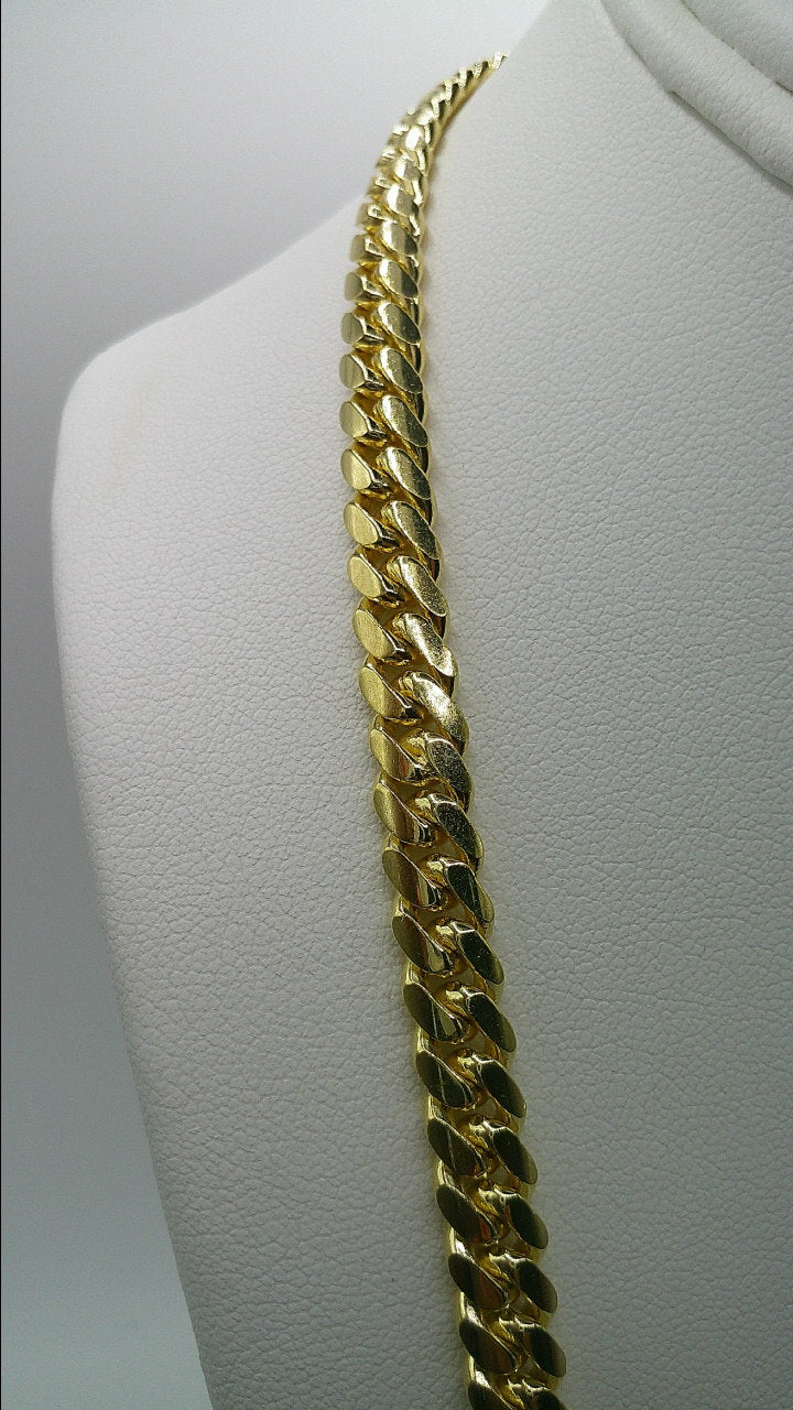 14k solid gold Miami Cuban link chain | 24 inches