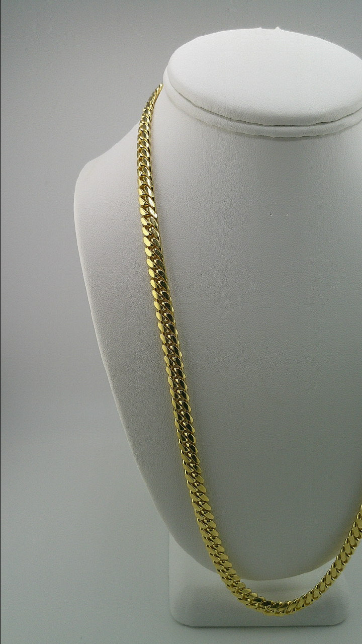 14k solid gold Miami Cuban link chain | 24 inches