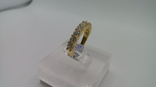 14k gold diamond ring | yellow gold | 1.65 ct | size 6