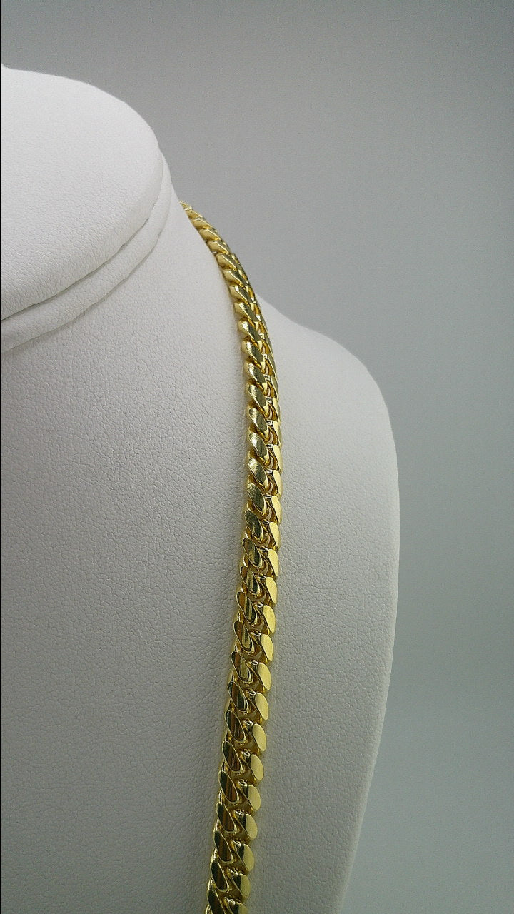 14k solid gold Miami Cuban link chain | 24 inches