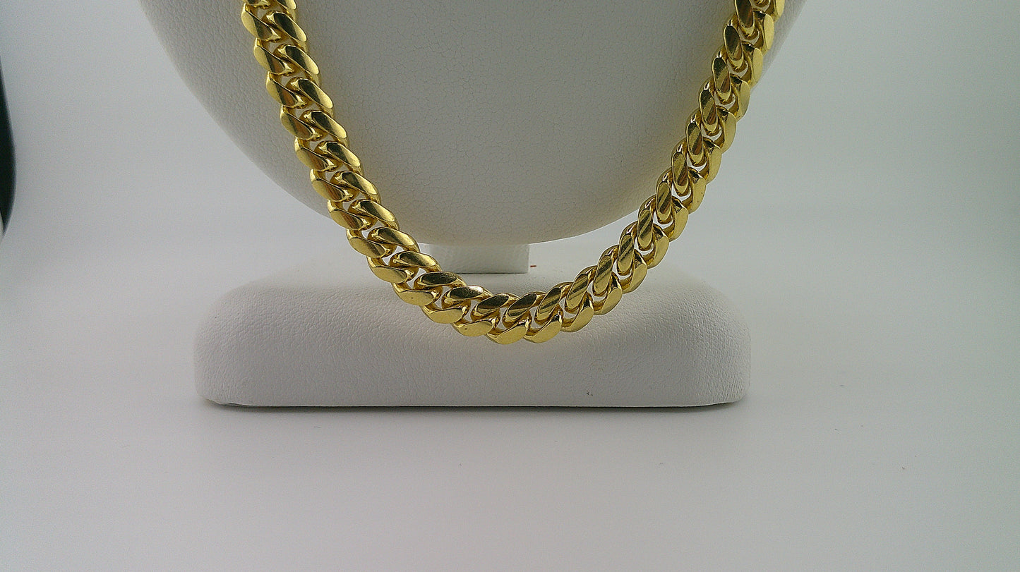 14k solid gold Miami Cuban link chain | 24 inches