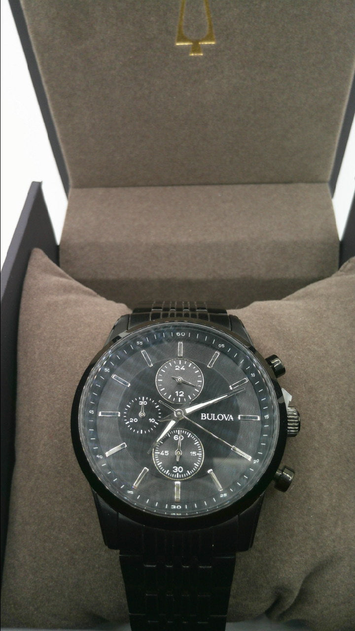 Bulova Watch | All black stainless steel