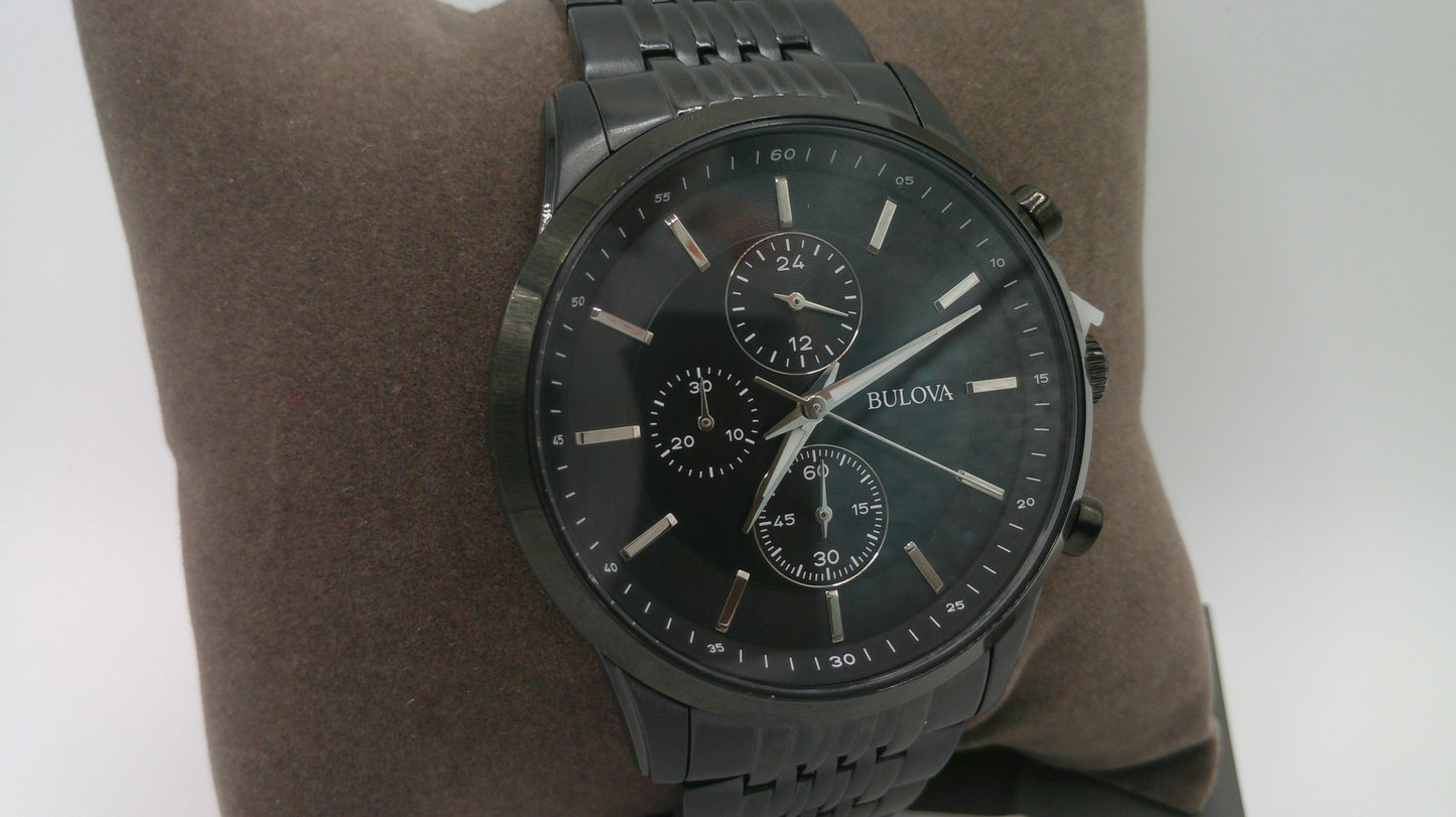 Bulova Watch | All black stainless steel