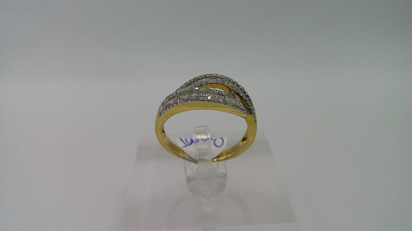 14k gold diamond ring | yellow gold | 1 ct | size 7.75