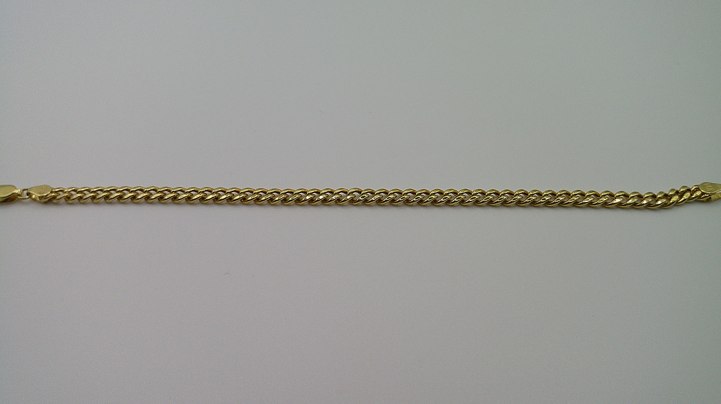 14k gold Miami Cuban link bracelet | 7 inches