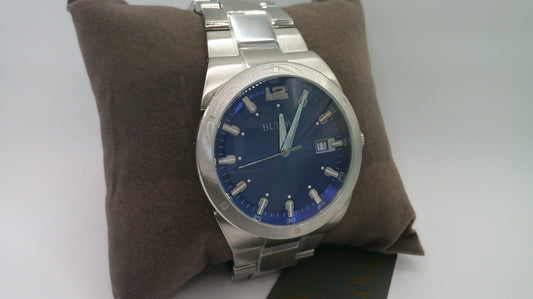 Bulova Watch | Blue face | Stainless steel band