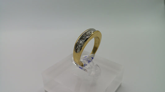 14k gold diamond ring | yellow gold | .4ct | size 6.5