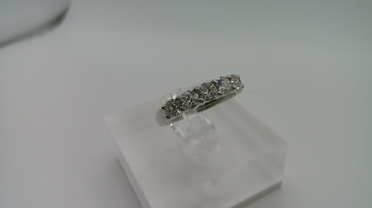 14k gold diamond ring | white gold | .5 ct | size 6.25