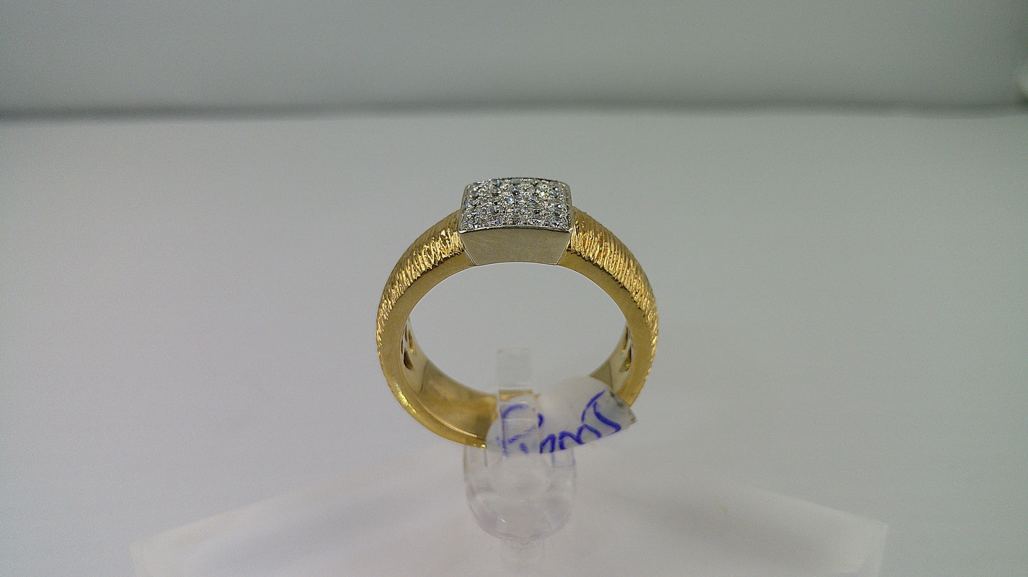 14k gold ring | 0.5 carat diamonds | size 8