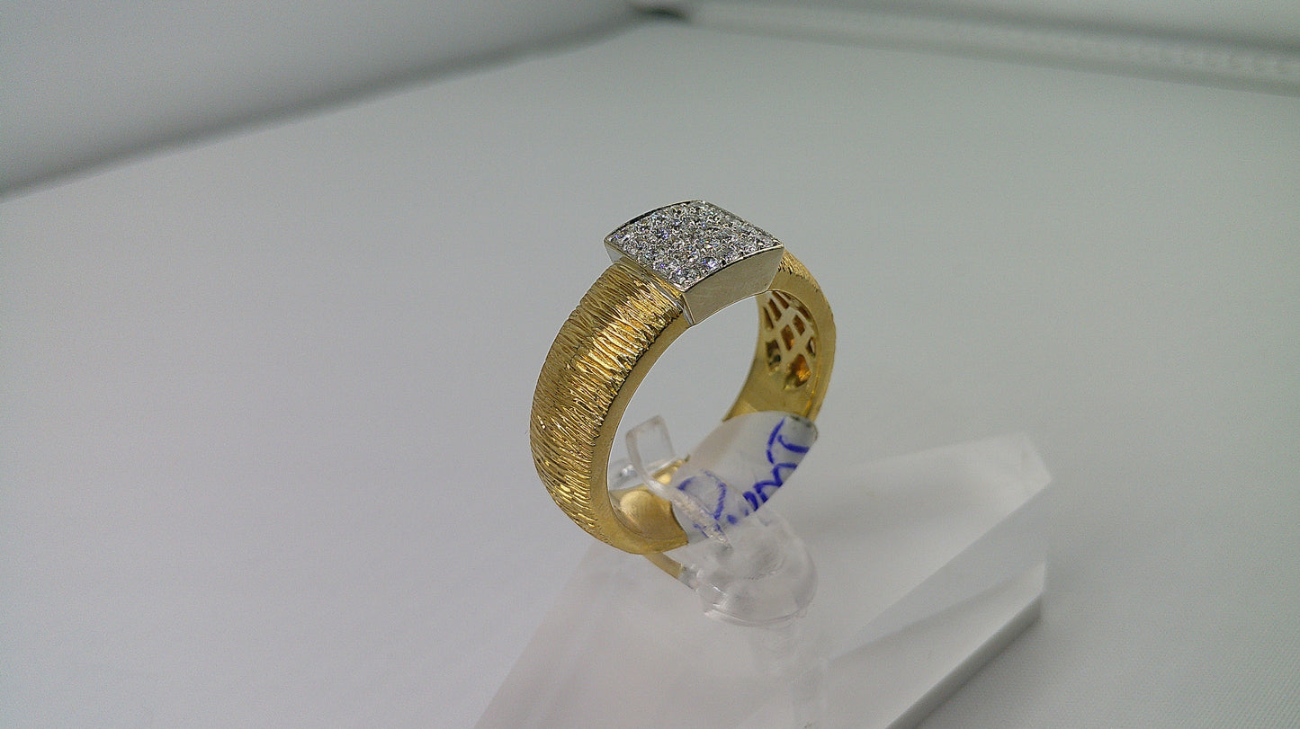 14k gold ring | 0.5 carat diamonds | size 8