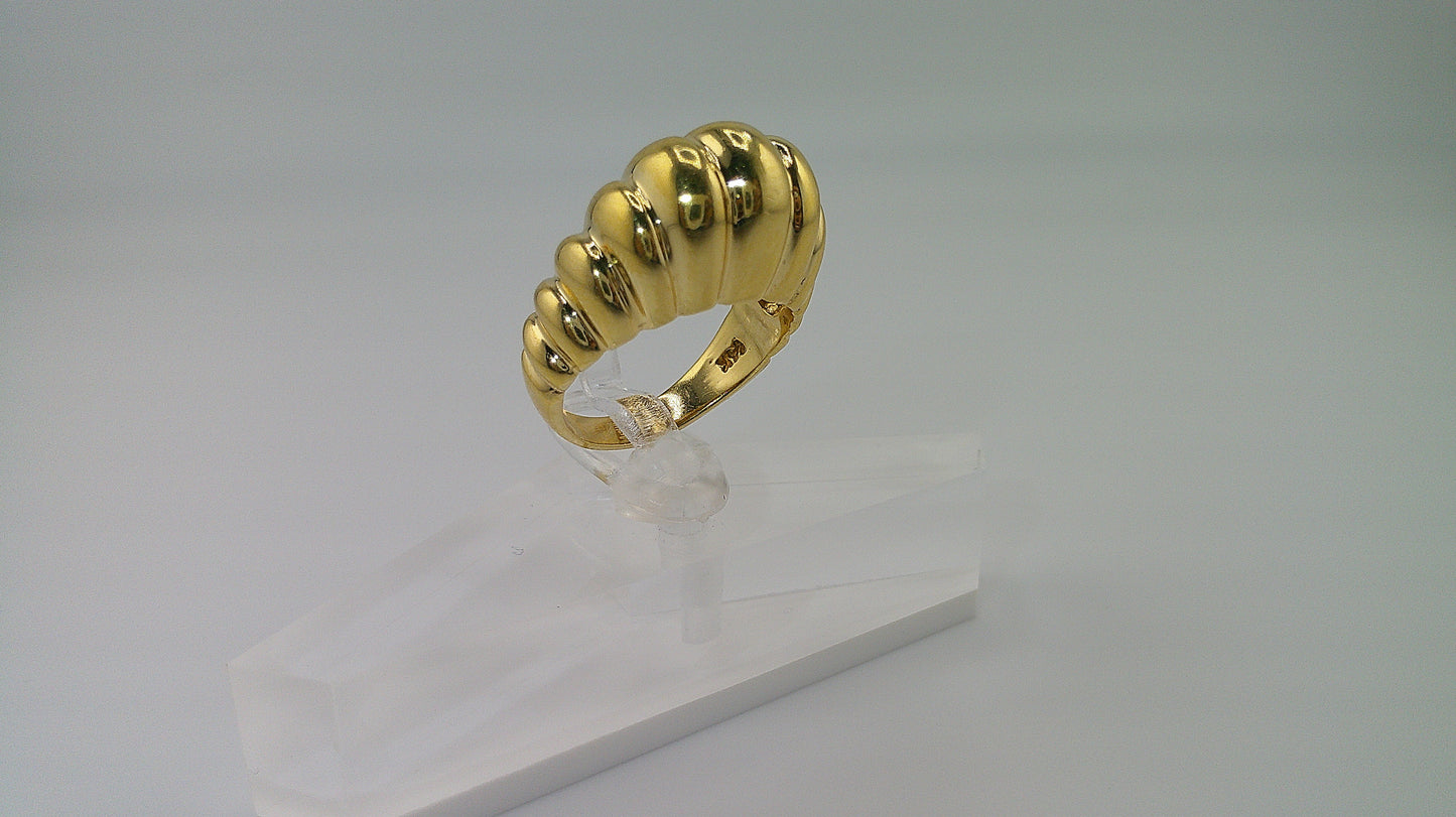 14k gold ring | bubble design | size 7