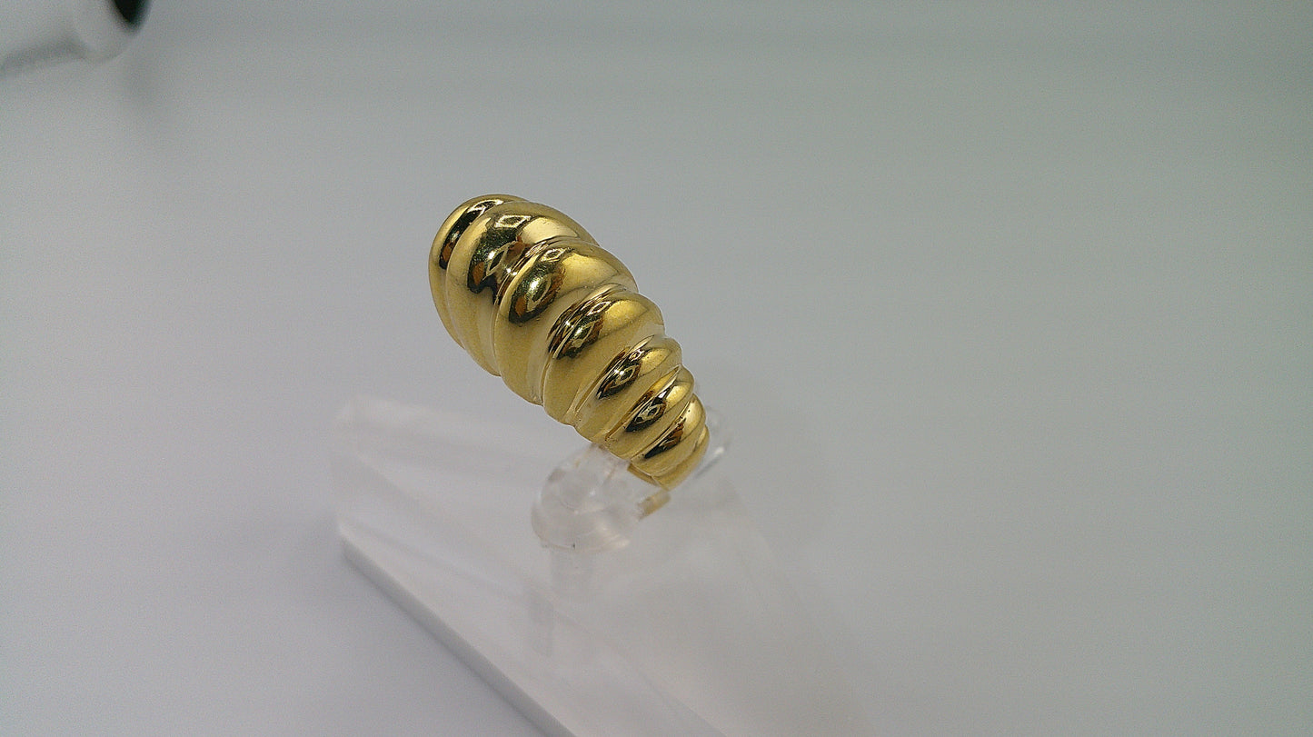 14k gold ring | bubble design | size 7