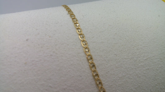 14k gold baby bracelet | ID bracelet | Anchor Link bracelet