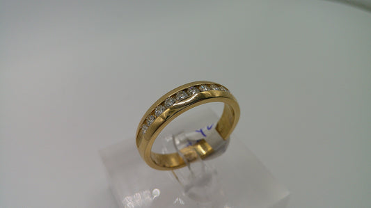 14k gold diamond ring | yellow gold | .5 ct | size 10