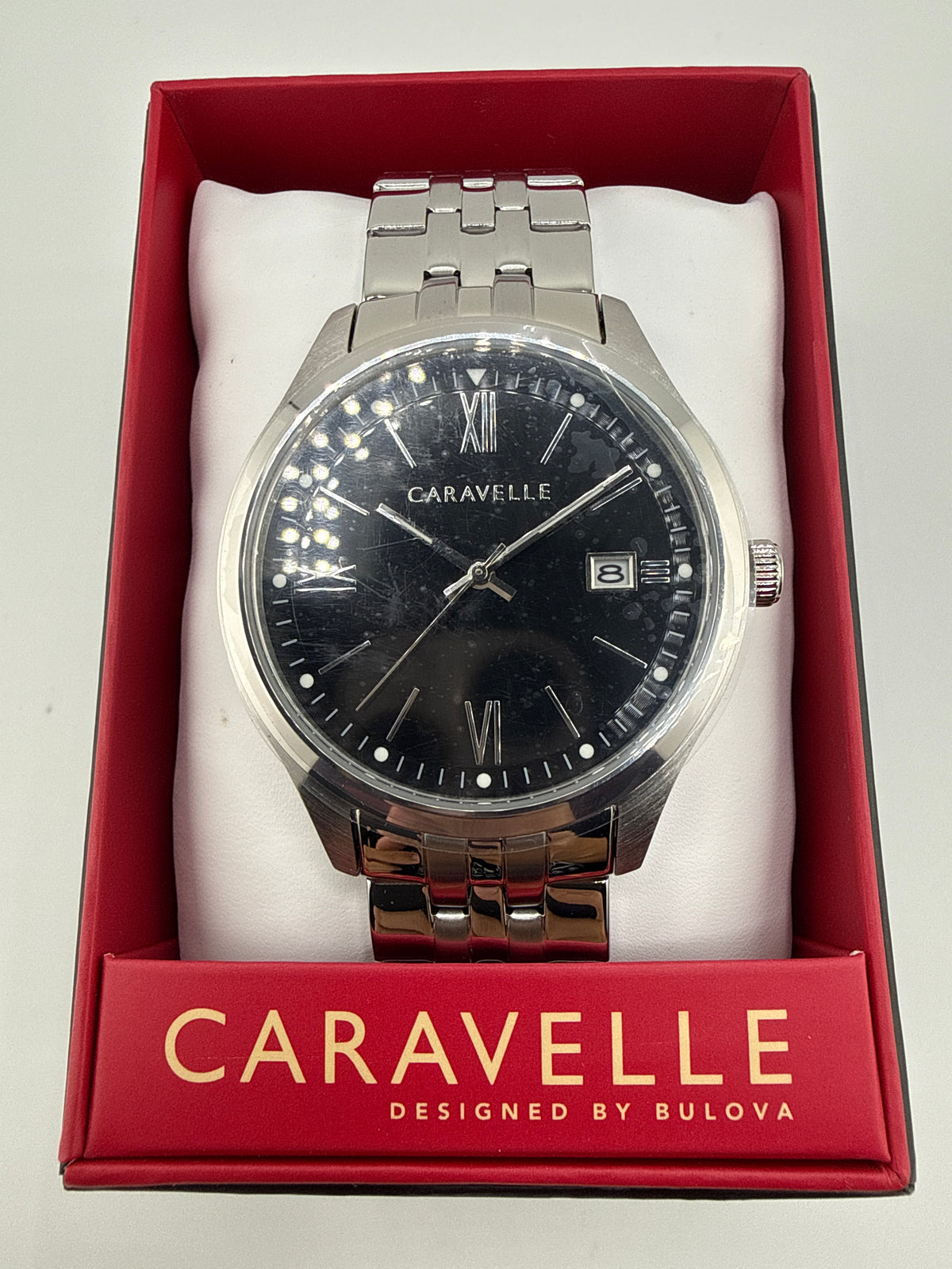 Caravelle by Bulova Black Dial Watch