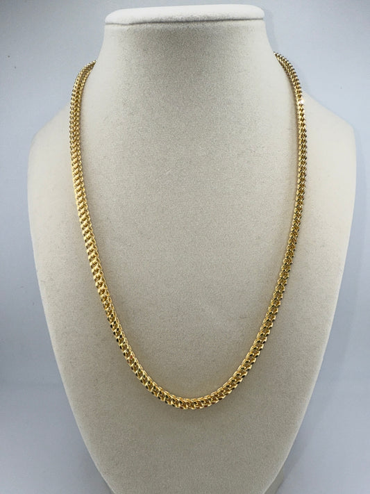 14k Franco semi-solid gold link chain | 19.5 inches