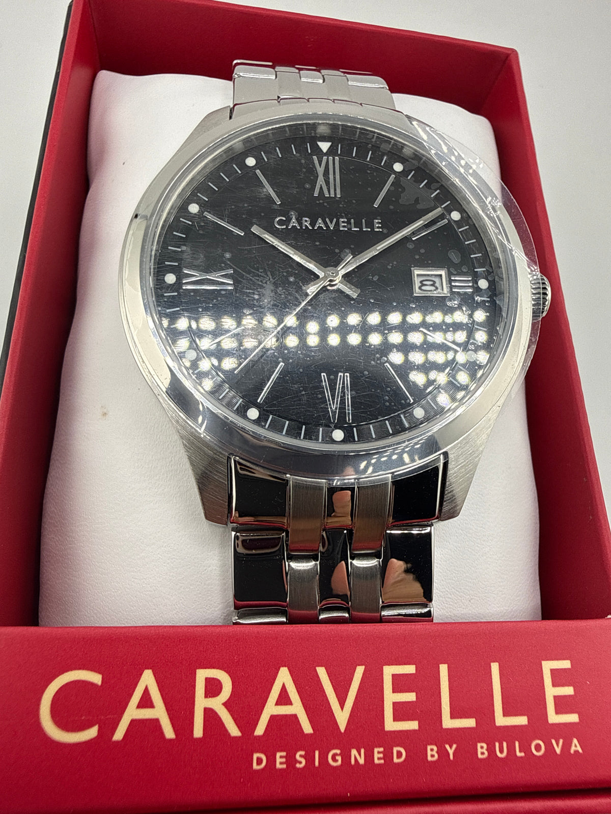 Caravelle by Bulova Black Dial Watch