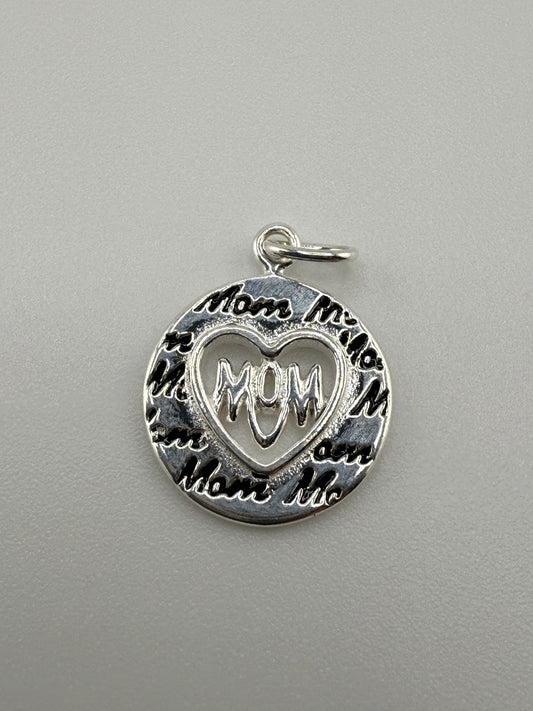 “Mom” Sterling Silver Pendant