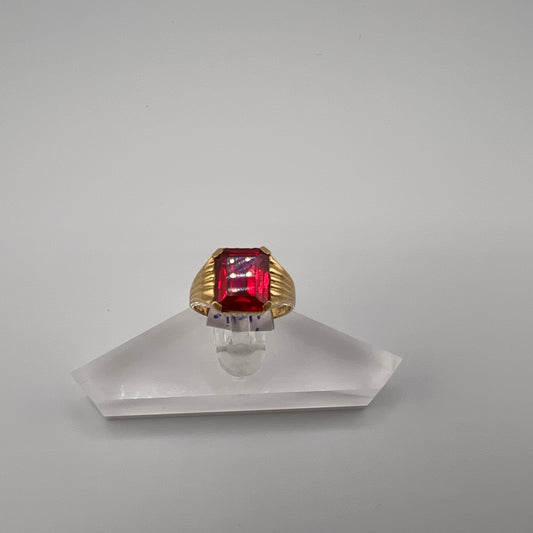 14k gold | ruby stone | size 5