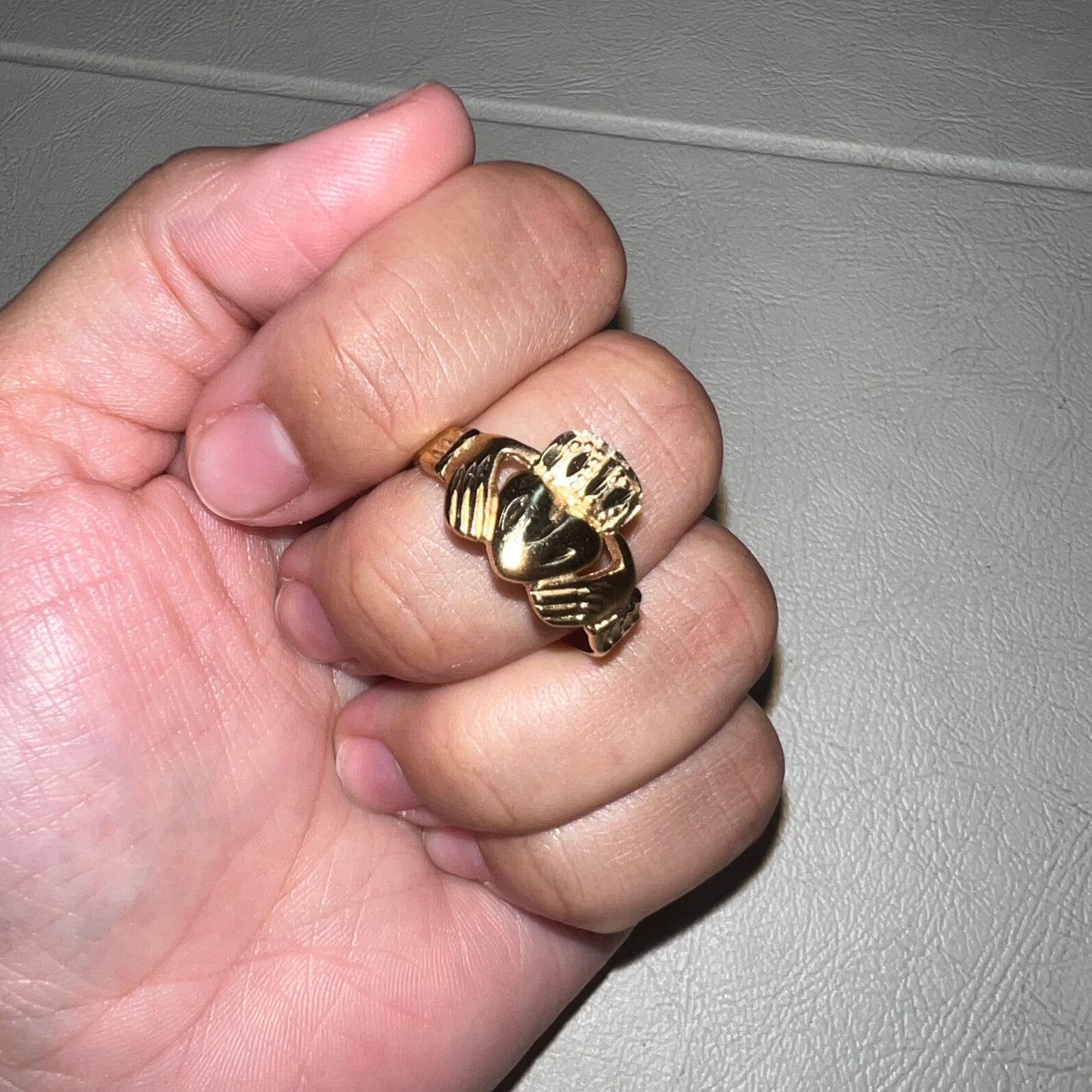 14k gold | Claddagh ring | size 12.25